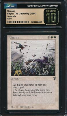Legends Cleanse CGC 10 Graded Magic MTG (4009) -magicgraders