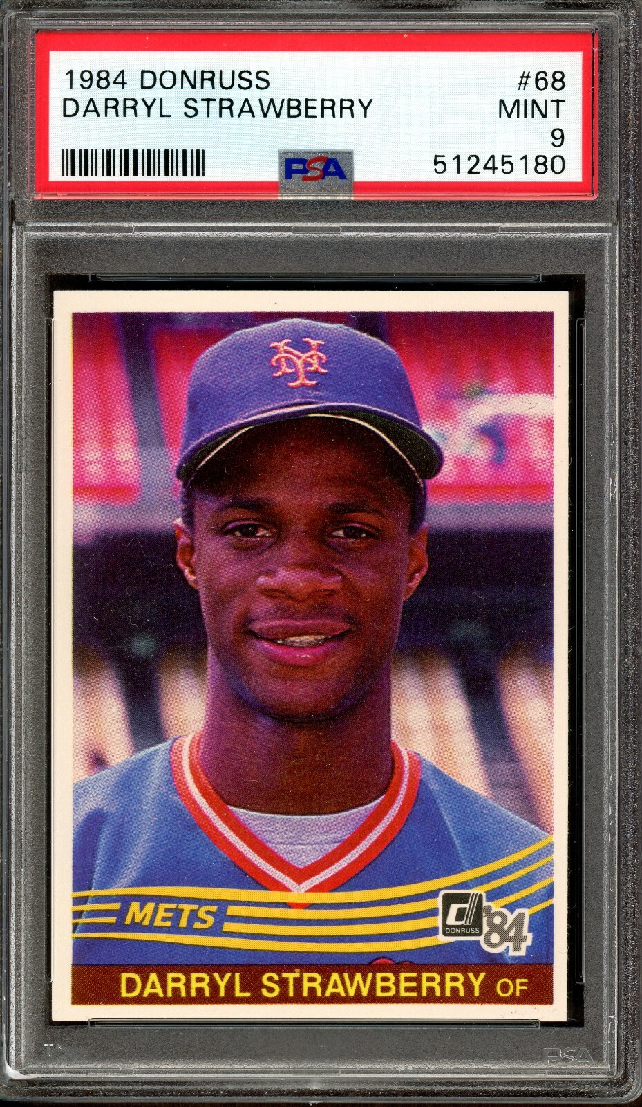 DARRYL STRAWBERRY 1984 Donruss Baseball Rookie Card #68