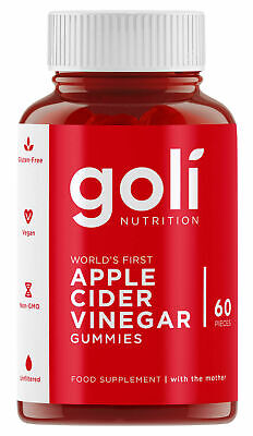 Goli Apple Cider Vinegar Gummy Vitamins - 60 Pieces