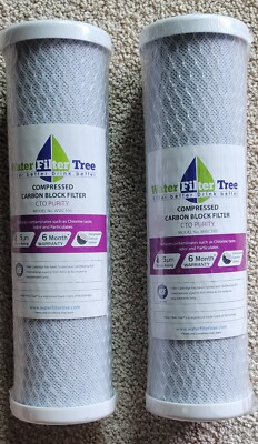 Water Filter Tree, Model-WWC105 Compressed Carbon Block Filter CTO Purity