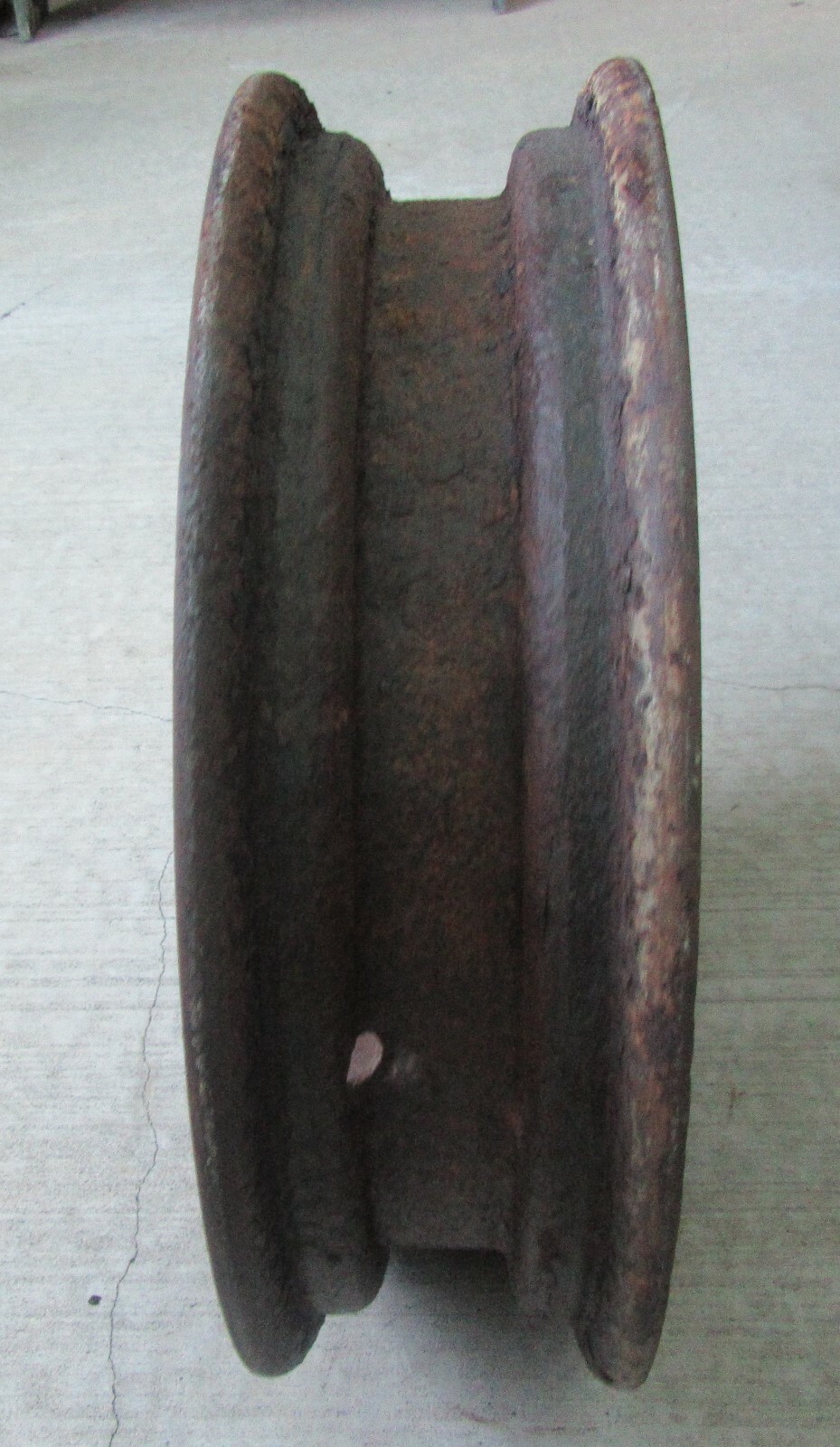 Vehicle iron wheel (6 log nuts) car, truck, man cave great decor