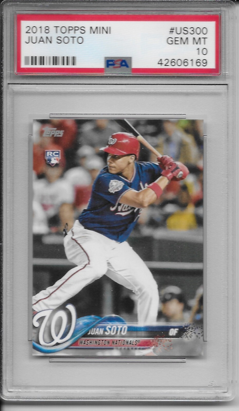 PSA10 フアン ソト ルーキー‼️JUAN SOTO RC - YANKEES 2018 Topps On Demand Mini /150 JUAN SOTO RC PSA 10