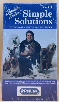 Simple Solutions to the Most Common Dog Problems VHS Bashkin Dibra **SEALED**