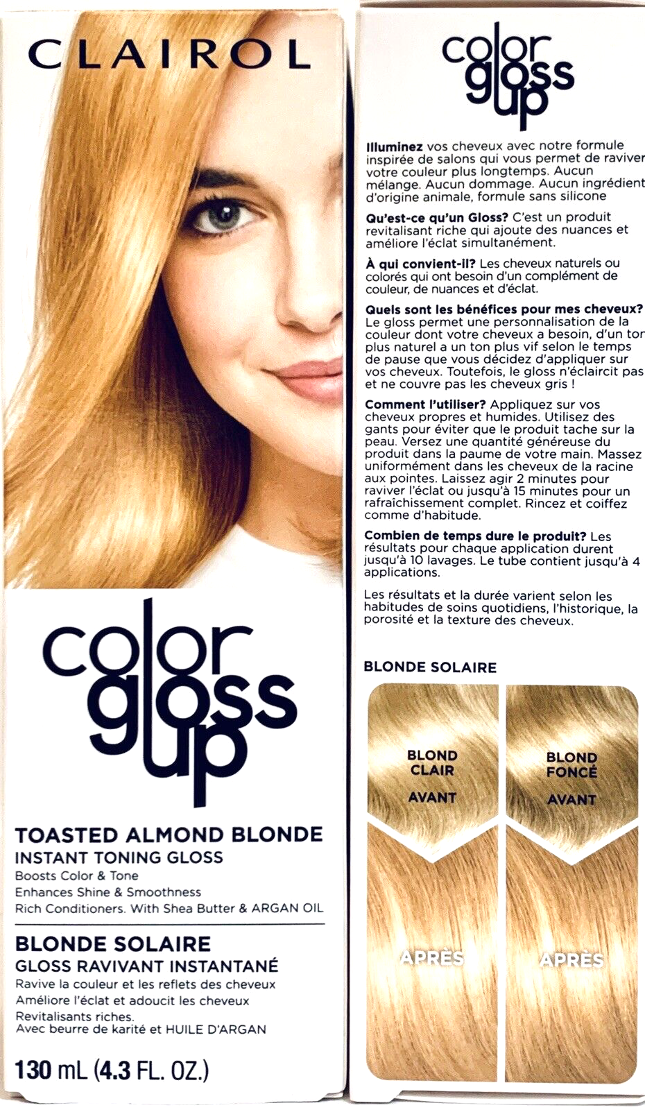 Gloss Up Toasted Almond Blonde Instant Toning Gloss 4.3 Oz