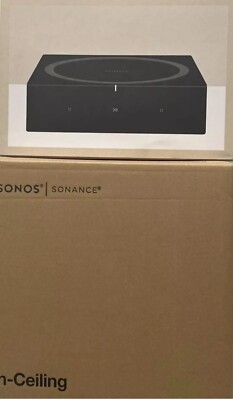 Sonos One Pair 8 Inch In Ceiling Speakers And one Sonos amp bundle New