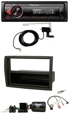 Pioneer 1DIN MP3 DAB USB Lenkrad Autoradio für Fiat Ducato 2012-15 schwarz