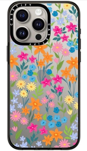 Casetify Impact Case Black iPhone 15 PRO Max Bright Spring