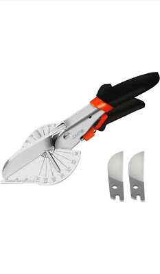 Multi-Angle Miter Shears, 45-135° Adjustable, for Precise Cutting of Wood, PVC