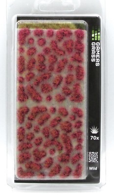 Gamers Grass GGA-PK Alien Pink 6mm Wild Tufts (70) Irregular Vegetation Clumps