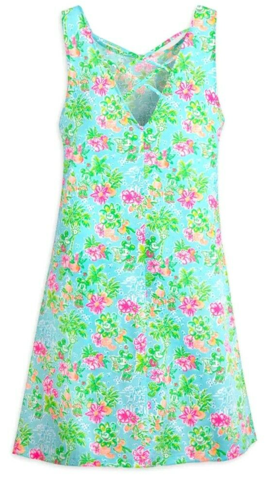 Pre-owned Lilly Pulitzer X Disney Parks Kristen Swing Tank Dress Xxl Xxlarge In Hand In Multicolor