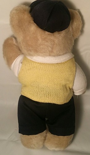 MASTERS GOLF TOURNAMENT Augusta National Brown Plush Teddy BEAR Sweater Hat 10