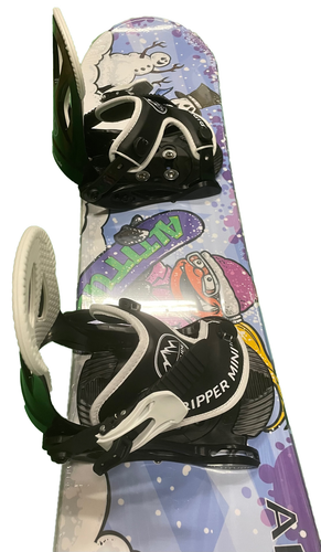 GIRLS' ALTITUDE LIL RIPPER BEGINNER SNOWBOARD 80CM-130CM + BINDINGS PACKAGE