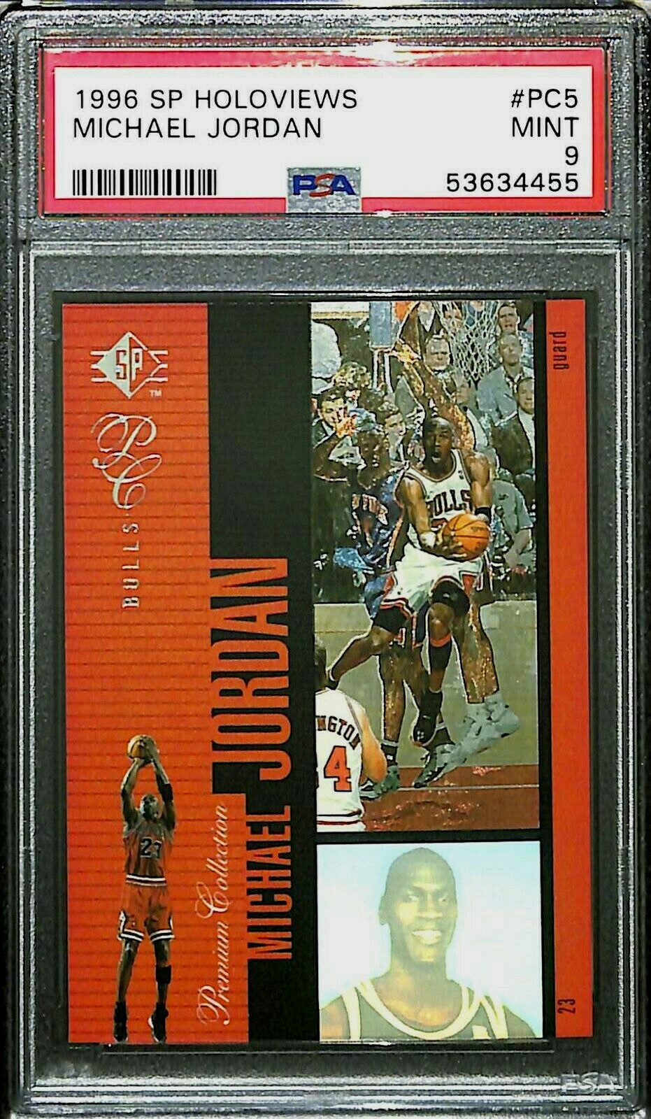 1996-97 Upper Deck SP Holoviews #PC5 Michael Jordan PSA 9 | eBay