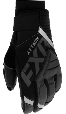 FXR Attack Lite Mens Snow Gloves Black
