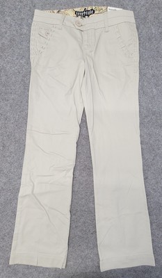 Freestyle Revolution Womens Khaki Pants Size 9 Stretch NWT