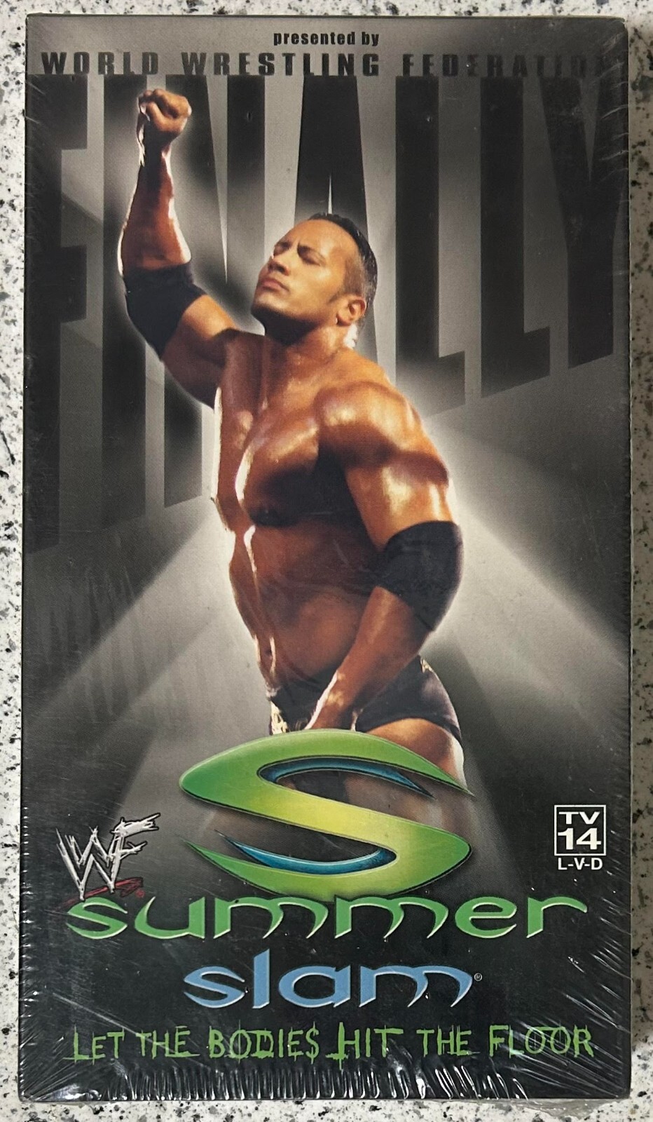 WWE WWF Summerslam 2001 Brand New Wrestling VHS The Rock