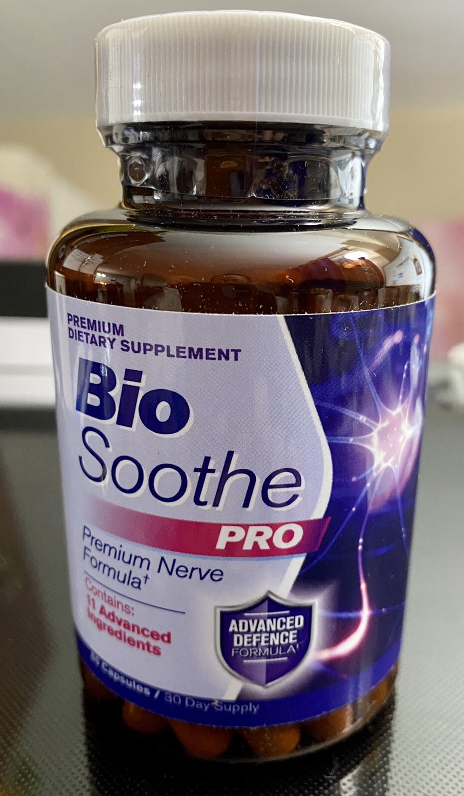 BIO SOOTHE PRO PREMIUM NERVE FORMULA 60 CAPS - 30 DAY SUPPLY - EXP 03/2023 1