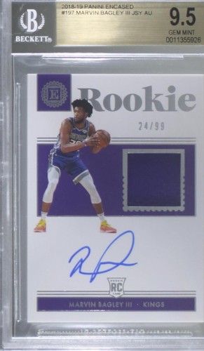 2018-19 Panini Encased - Marvin Bagley III #197
