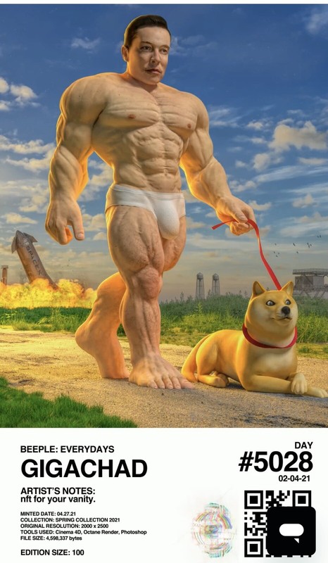 Beeple Physical - Spring/Summer  New-unopened GIGACHAD #32/100