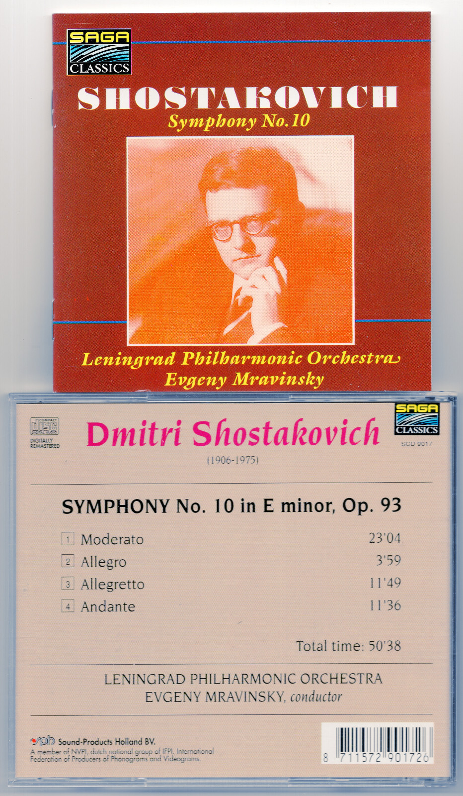 【中古】 DMITRI SHOSTAKOVICH EVGENY MRAVINSKY DMITRISHOSTAKOVICH Dmitri Shostakovich - Symphony No. 10, Leningrad PO/Evgeny