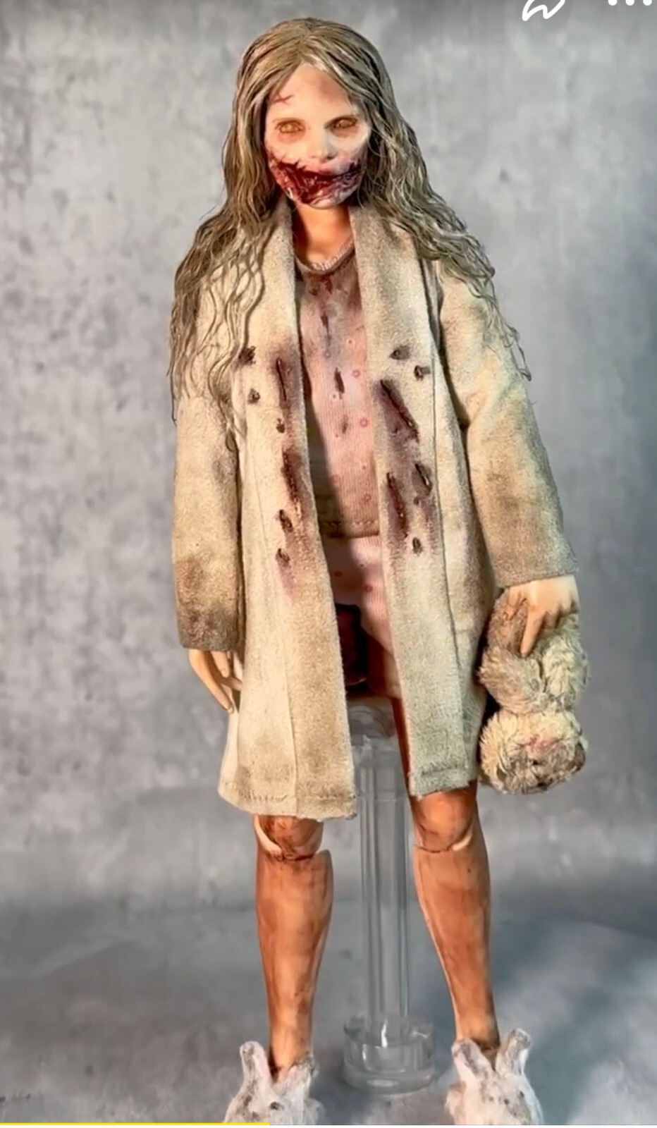 Rare The Walking Dead The Little Zombie Girl 1/6 Acition