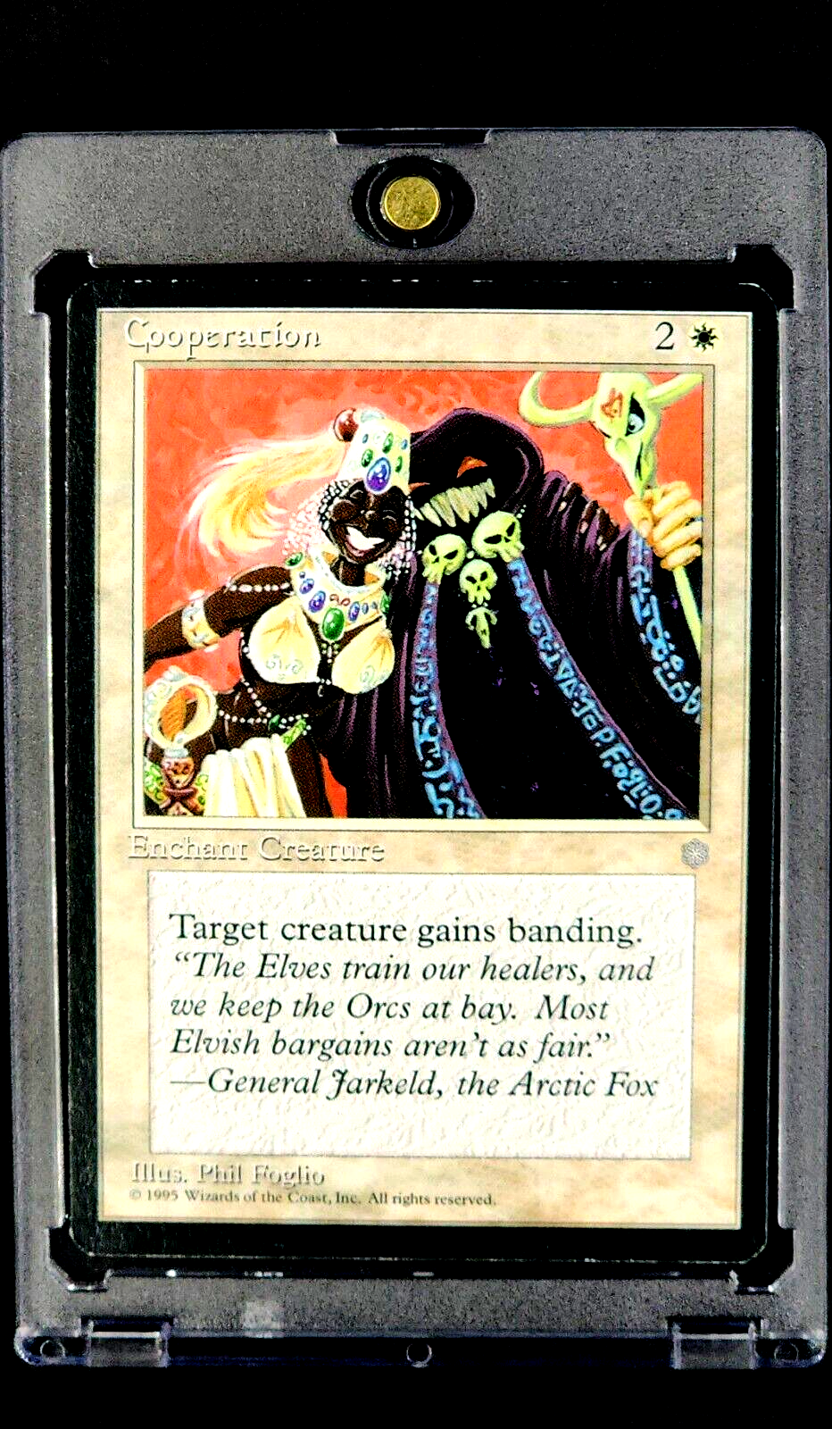 1995 MTG Magic the Gathering Ice Age Cooperation White