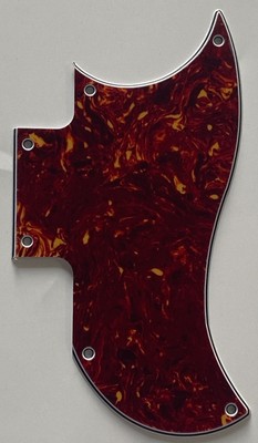For Fit Gibson SG Special 2018 OD Mini Humbucker Guitar Pickguart Red Tortoise