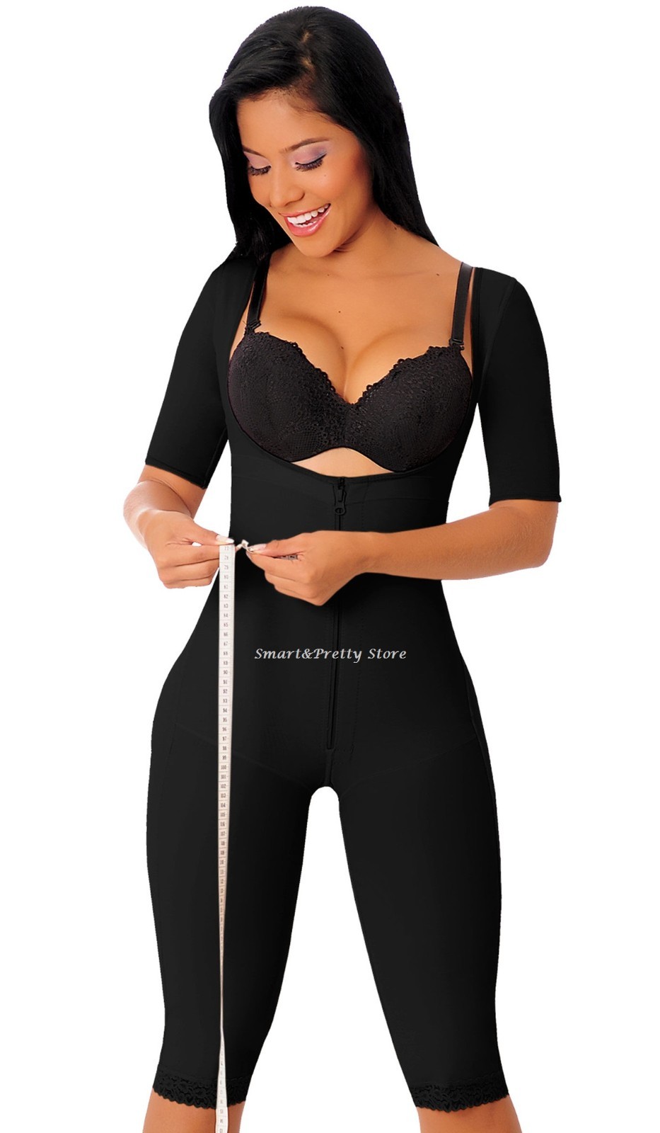 100/% COLOMBIAN ORIG GIRDLE FULL BODY SLEEVES COVER UPPER ARMS FAJAS SALOME 0525