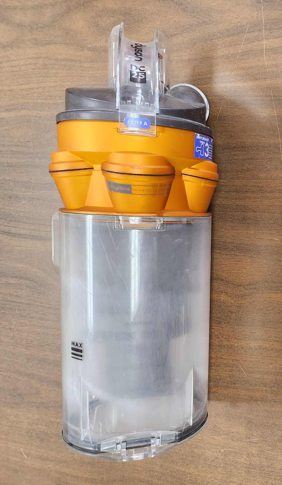 Dyson - junsky2004 GENUINE DYSON DC25 VACUUM YELLOW CYCLONE AND BIN ASSEMBLY