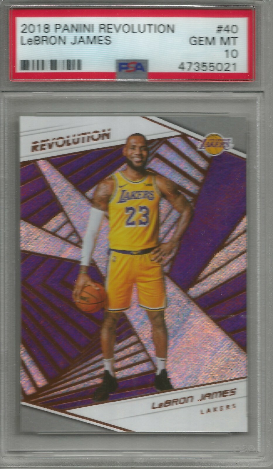 LeBron James 18/19 Panini Revolution #40 PSA 10 Gem Mint | eBay