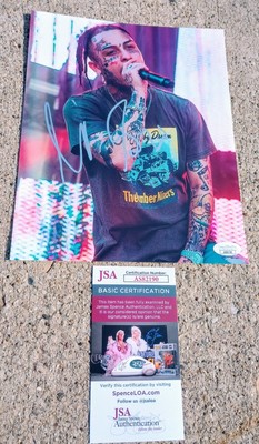 LIL SKIES Rapper SIGNED 8x10 Photo JSA COA HIP HOP D