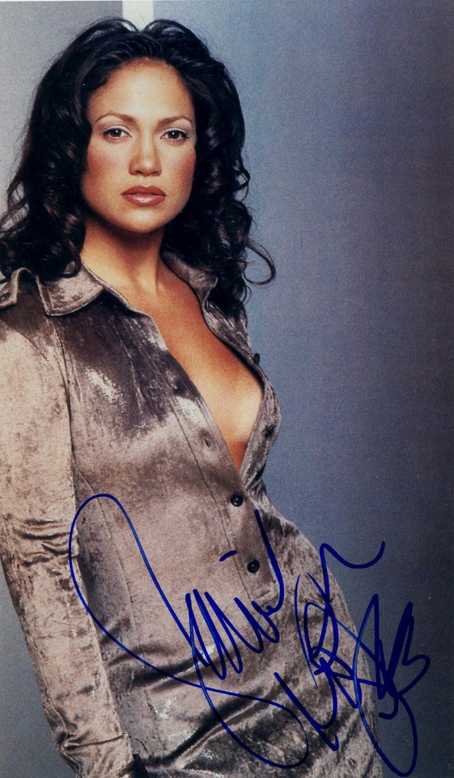 【お値段交渉可】Jennifer Lopez 直筆サイン入りフォト Jennifer Lopez w/reproduction signature archival quality