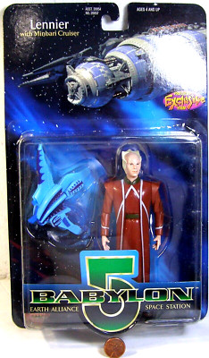 Exclusive Premier Action Figure Babylon 5 ''Lennier'' & Minbari Cruiser 20057 T8I