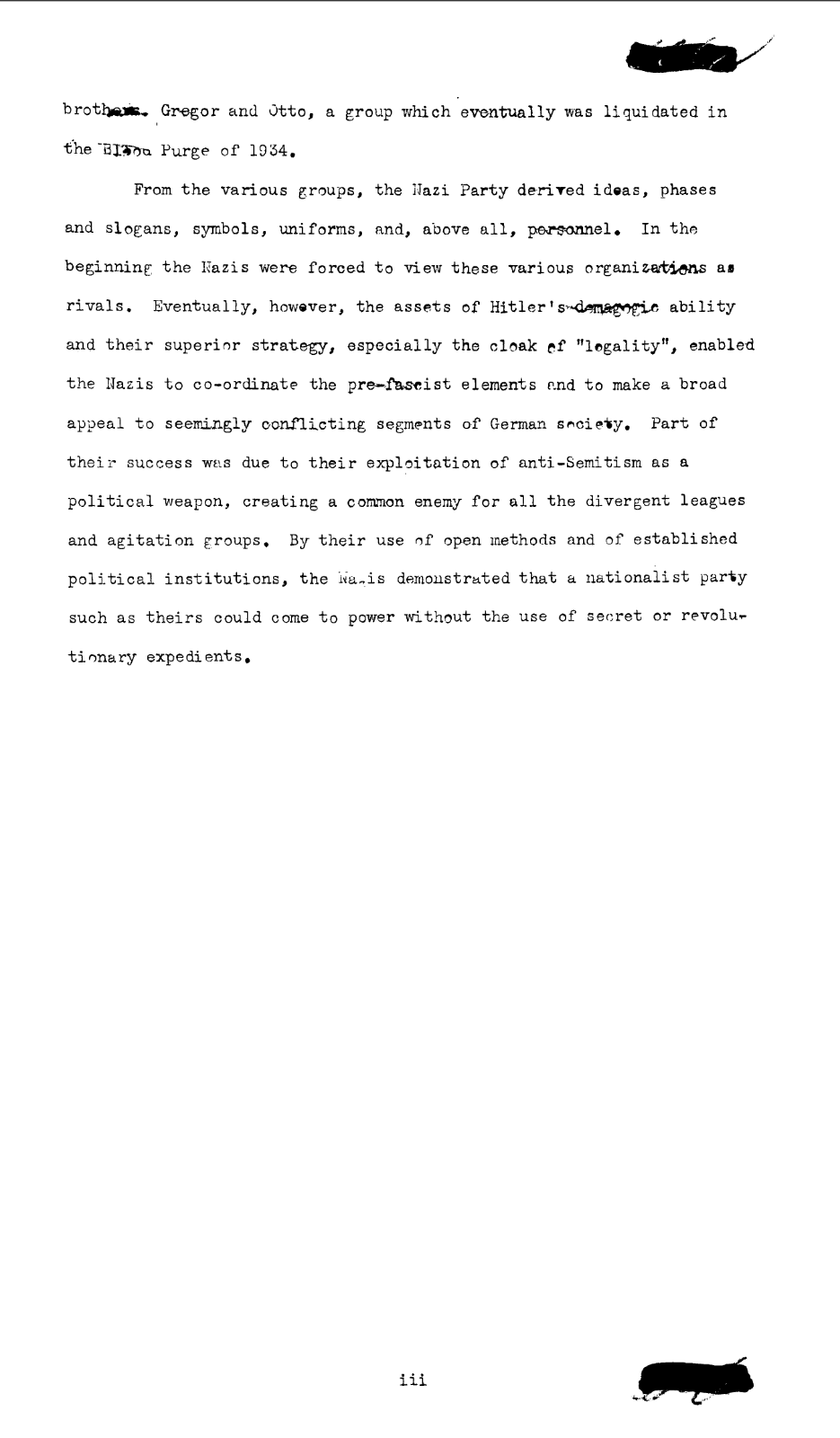 37 pg. Pre-Fascist Groups Germany Office Strategic Services OSS Study On Data CD