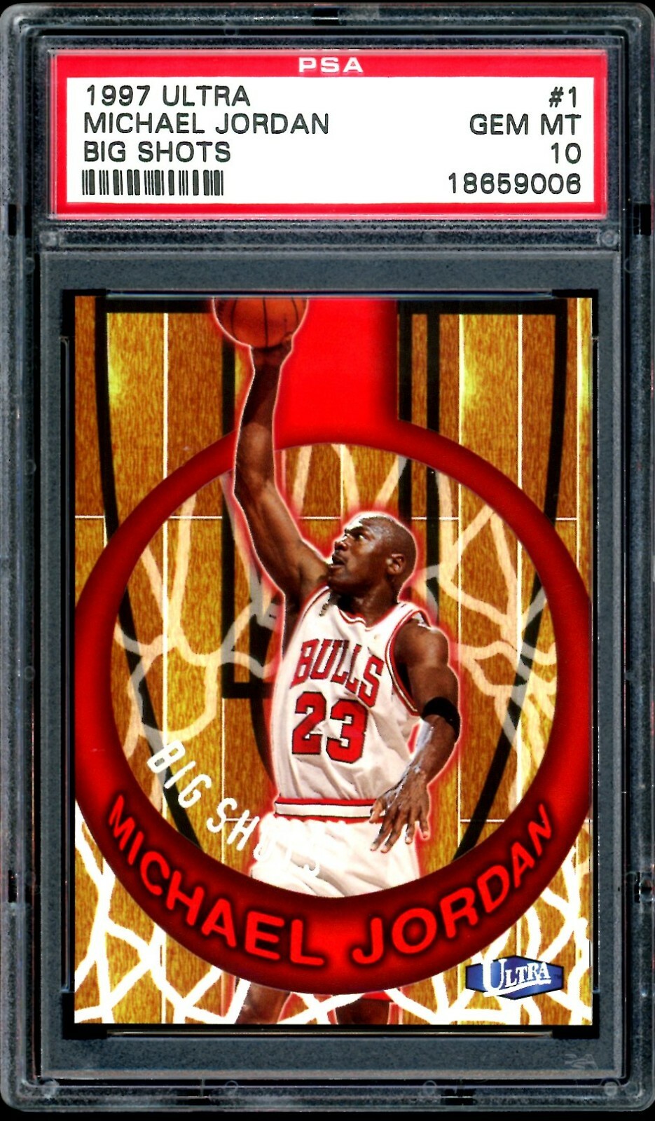 Michael Jordan PREMIUM 金箔サインカード Michael Jordan 1997 Fleer Premier Signature Series Red Holo