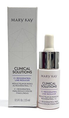 MARY KAY CLINICAL SOLUTIONS~C+RESVERATROL LINE-REDUCER~177899~FULL SIZE~NIB!