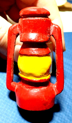 HANDCARVED & PAINTED WOODEN RAILROAD LANTERN NECKERCHIEF SLIDE WOGGLE 2023 BSA