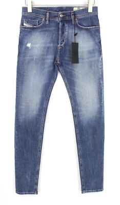 DIESEL Tepphar X 0870H Men Jeans W26 L32 Boys Slim Carrot Blue Cotton Stretch eBay