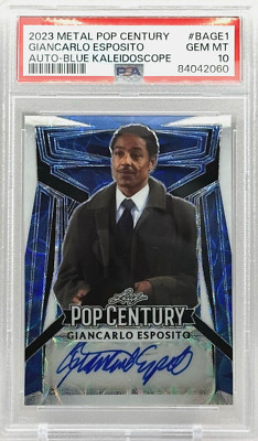 2023 Metal Pop Century Giancarlo Esposito Auto Blue Kaleidoscope /5 PSA 10 GM