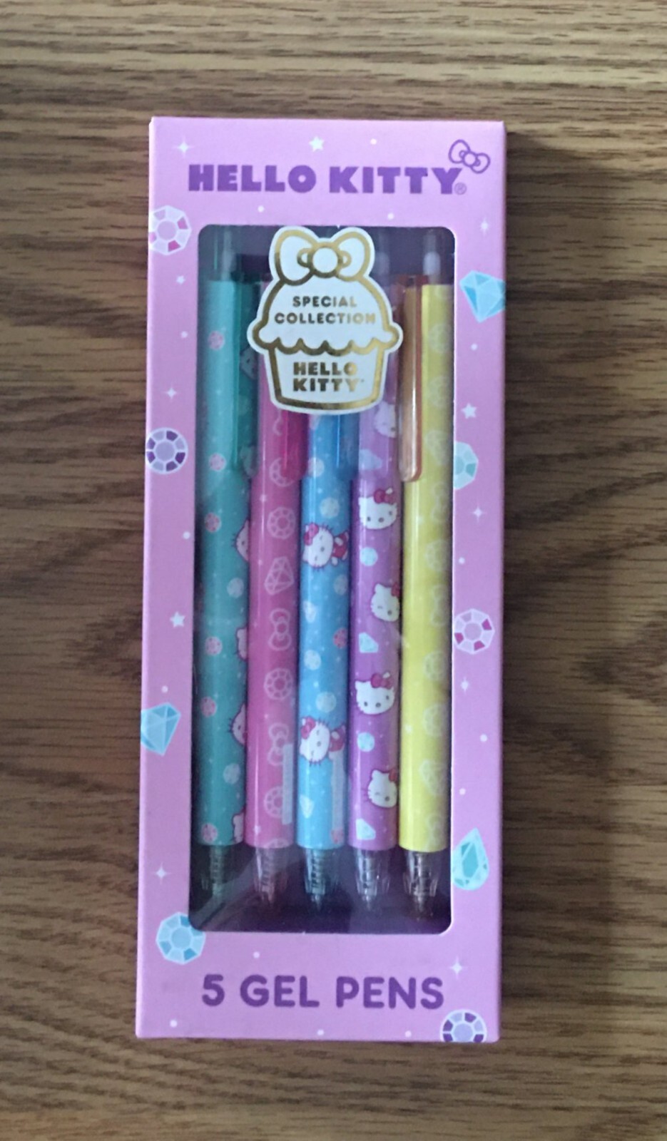 Hello Kitty Special Collection 5 Gel Pens Pack - Pink Multi