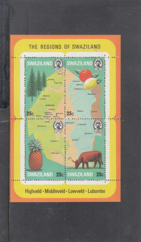 SWAZILAND *293 MNH SOUVENIR SHEET 2019 SCOTT CATALOGUE VALUE $2.50