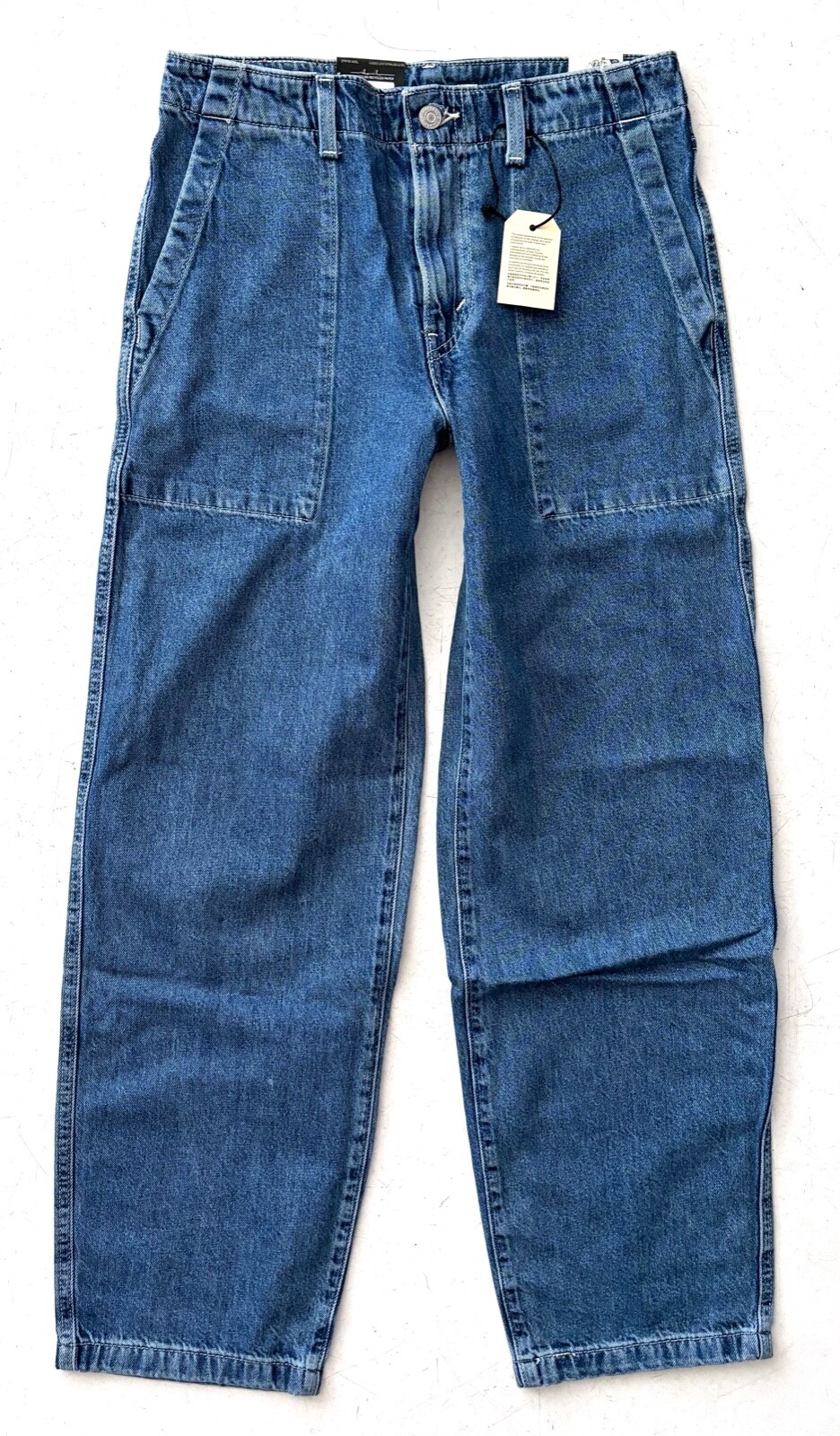 鬼フェード◎ 90s Levi's Straight Denim Pants Size 28x32 Vintage 90s Levi's 501 Faded Blue Jeans Stonewash