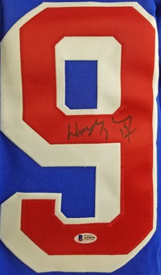 Rangers Wayne Gretzky Authentic Signed Blue jersey BAS #A05030