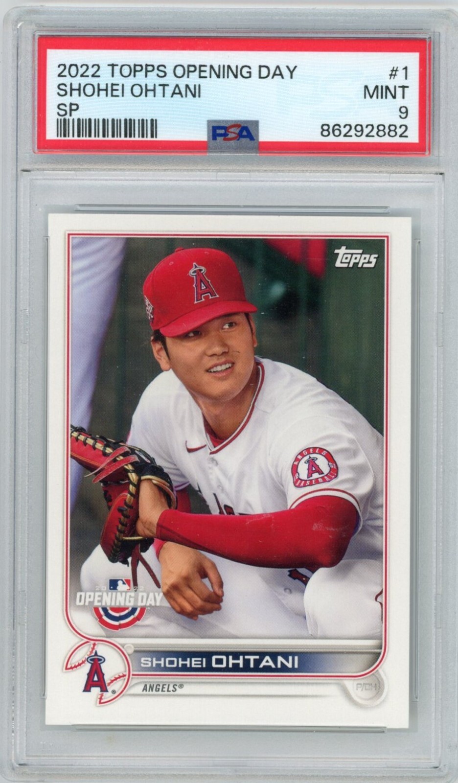 2022 Topps Series 1 大谷翔平 SP Variation 2022 Topps Series 1 Shohei Ohtani #1 SP Photo Variation PSA
