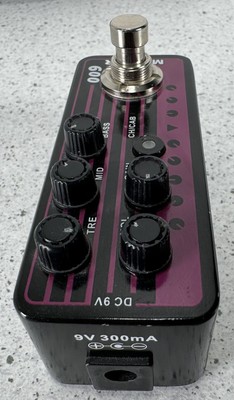 Mooer Micro Preamp 009 Blacknight Guitar Effects Pedal Footswitch Stompbox