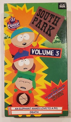1997 South Park Vol. 3 VHS Trey Parker Matt Stone Factory Sealed Comdey Central