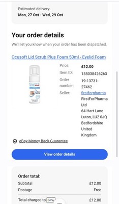 Item photo(s) from verified buyer