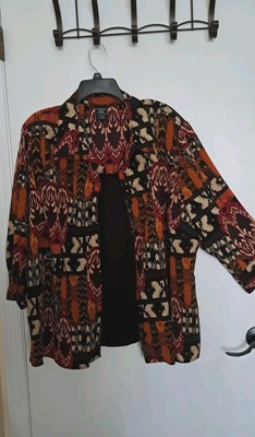 George Womens Plus size Top 4X (26/28 W) Fall Rust Color Faux 2 Pc Attached Tank