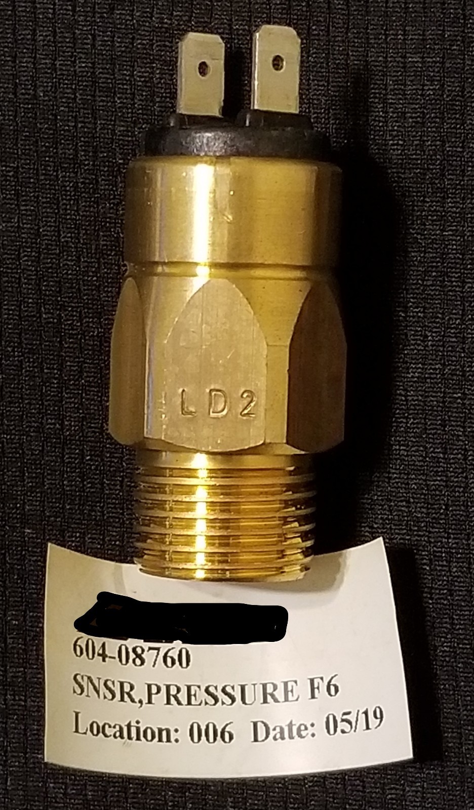 SUCO 604-08760 F6 SNSR Brass Pressure Switch | eBay