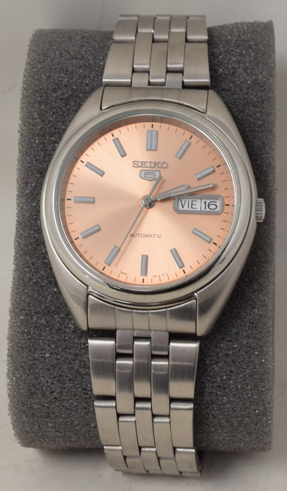 Seiko 5 Mens Watch 7S26 0430 Pink Kial Automatic | eBay